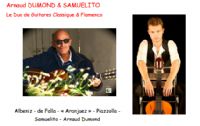 Concert du Duo CLASSIQUE/FLAMENCO A.DUMOND/SAMUELITO. Le samedi 10 octobre 2015 à Paris11. Paris.  17H00